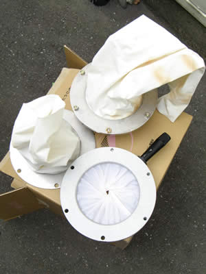 クロスロータリー式<br>粉体混合乾燥機