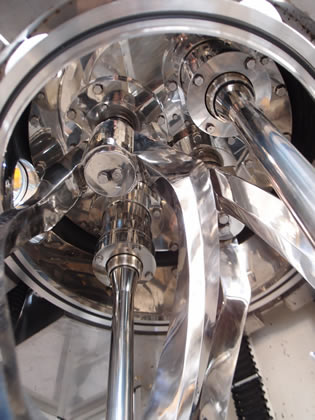 中･高粘度用<br>撹拌混練機<br><br>プラネタリー<br>ディスパー<br><br>分散撹拌<br>混合練り