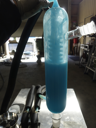 【1】<br>ガラス反応釜<br><br>精密温調器