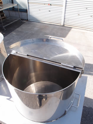 2連式<br>ステンレス<br>ホッパー<br>タンク
