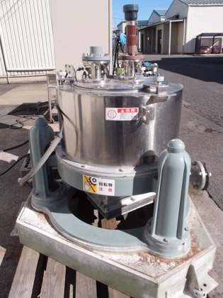 上部排出型<br>遠心分離機<br><br>バスケット<br>遠心分離機