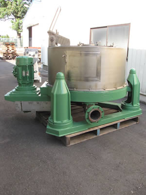 上部排出型<br>遠心分離機<br>バスケット型