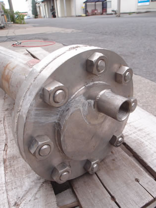 ステンレス<br>多管式<br>熱交換器<br><br>チューブ式<br>熱交換器