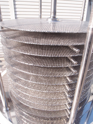 水平<br>濾板式<br>濾過機