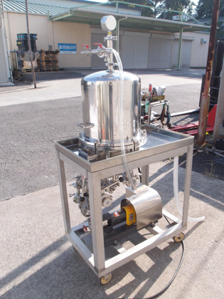 水平<br>濾板式<br>濾過機