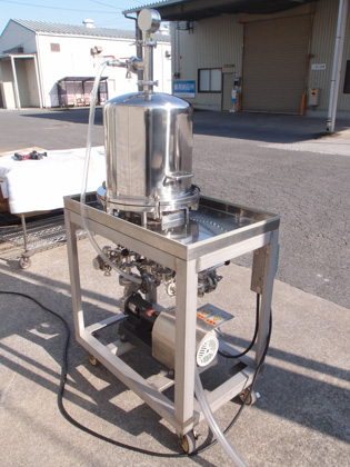 水平<br>濾板式<br>濾過機