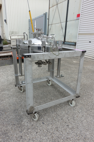 ジャケット付き<br>メンブレンフィルター<br><br>単板式ろ過器