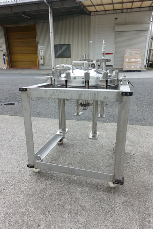 ジャケット付き<br>メンブレンフィルター<br><br>単板式ろ過器