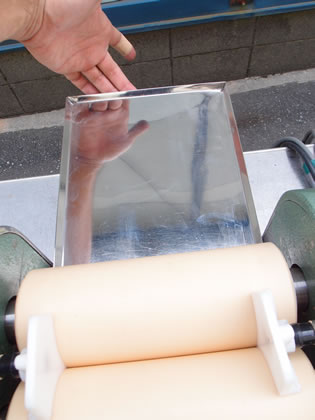 セラミック<br>小型<br>テスト機<br>三本ロール