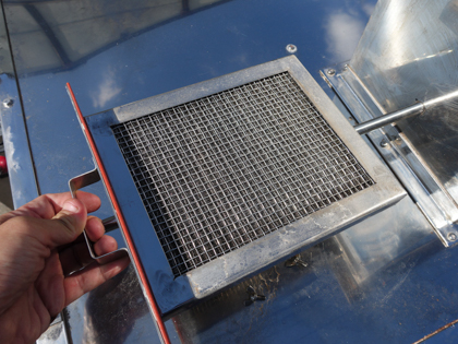 外観ステンレス仕様<br>箱型棚段式熱風乾燥機<br>(3号機)