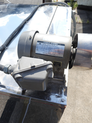 外観ステンレス仕様<br>箱型棚段式熱風乾燥機<br>(3号機)