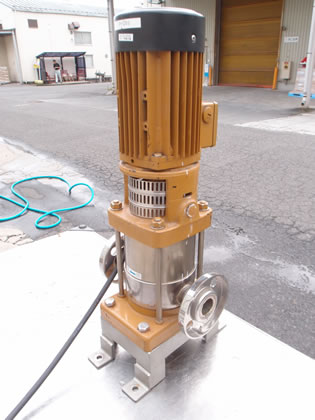 多段渦巻き<br>インライン<br>ポンプ